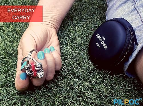 Miniatura 7 de PILPOC Flippy Chain Fidget Toy Fidget Roller para aliviar el estrés, mejorar el enfoque y reducir la ansiedad, ideal para TDAH, ligero y portátil,