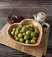 Vista 9 de WitnyStore Cuenco en forma de corazón de 8 pulgadas, cuenco funcional y coleccionable, cuenco de madera hecho a mano para servir dulces, frutos