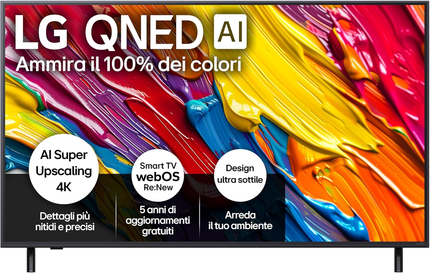 LG QNED AI QNED84 TV 55 pollici