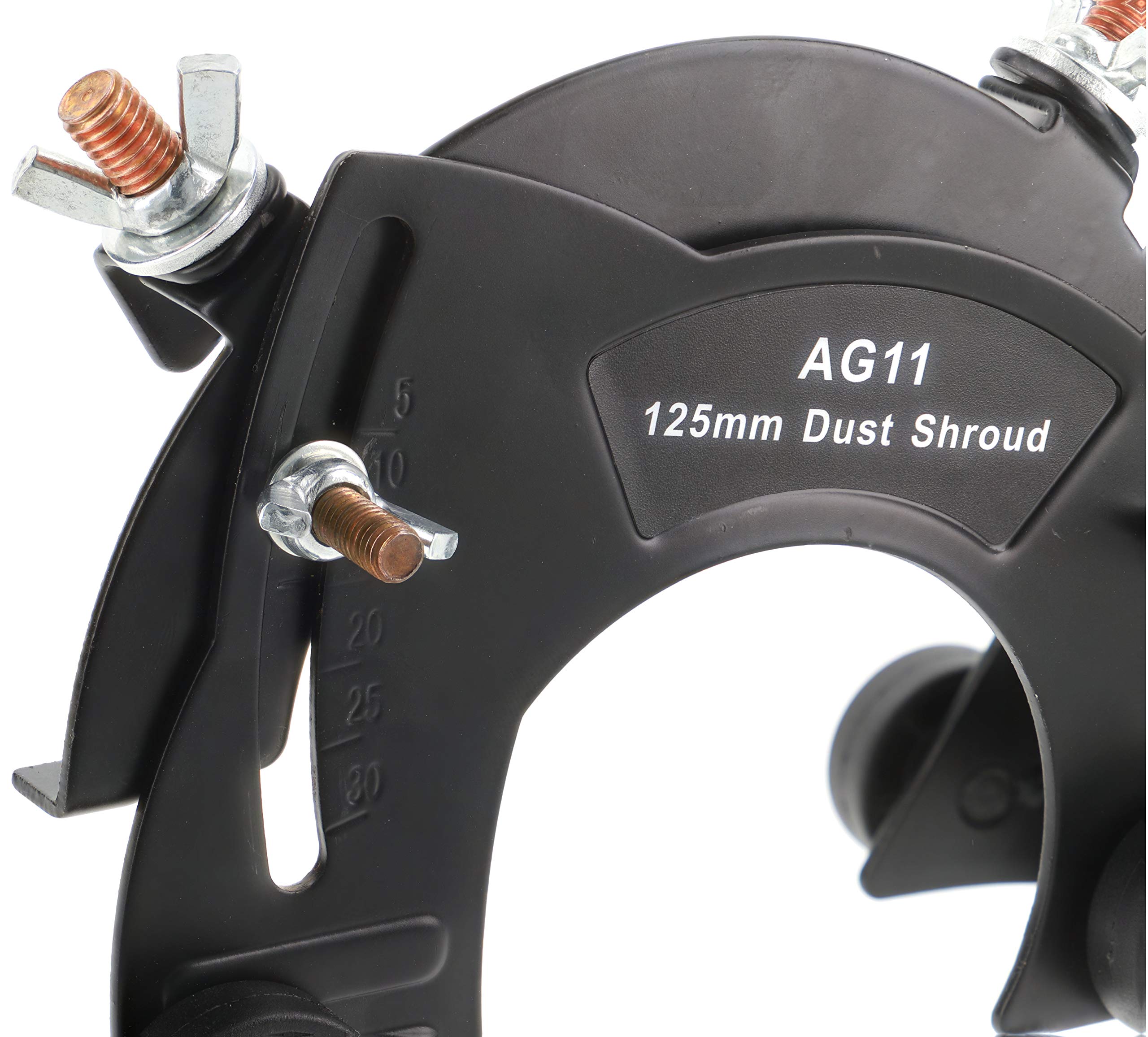 PRODIAMANT Hotte aspirante pour meuleuse d’angle 125 mm, capot d’aspiration avec adaptateur universel M14 pour coupe avec extraction de poussière