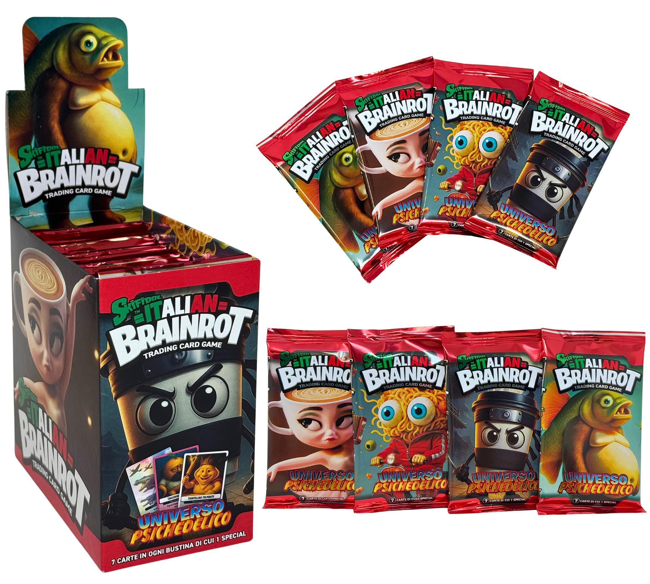 Clondo for Italian Brainrot Skifidol – Display 24 Pieces 7 Cards