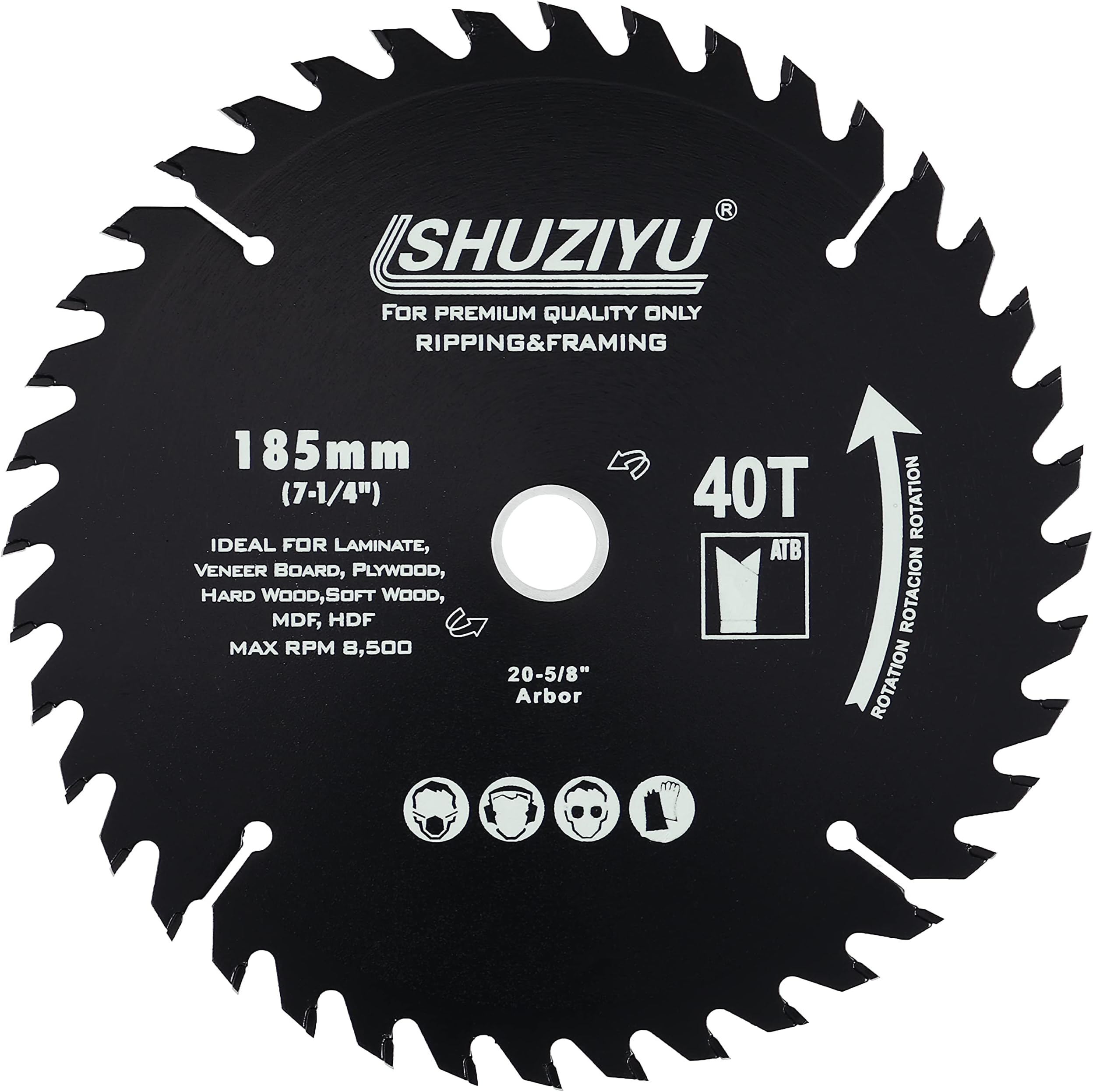 Lame De Scie Circulaire Jbm 185 Mm 40 Dents – Pour Métal – Neuf