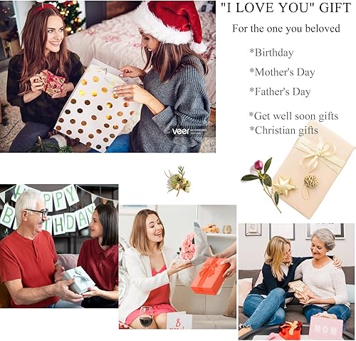 Miniatura 6 de AUIVTY Regalos de cumpleaños cristianos para mujeres, manta inspiradora rosa con versículo de la Biblia, regalos religiosos de Pascua para amigos,