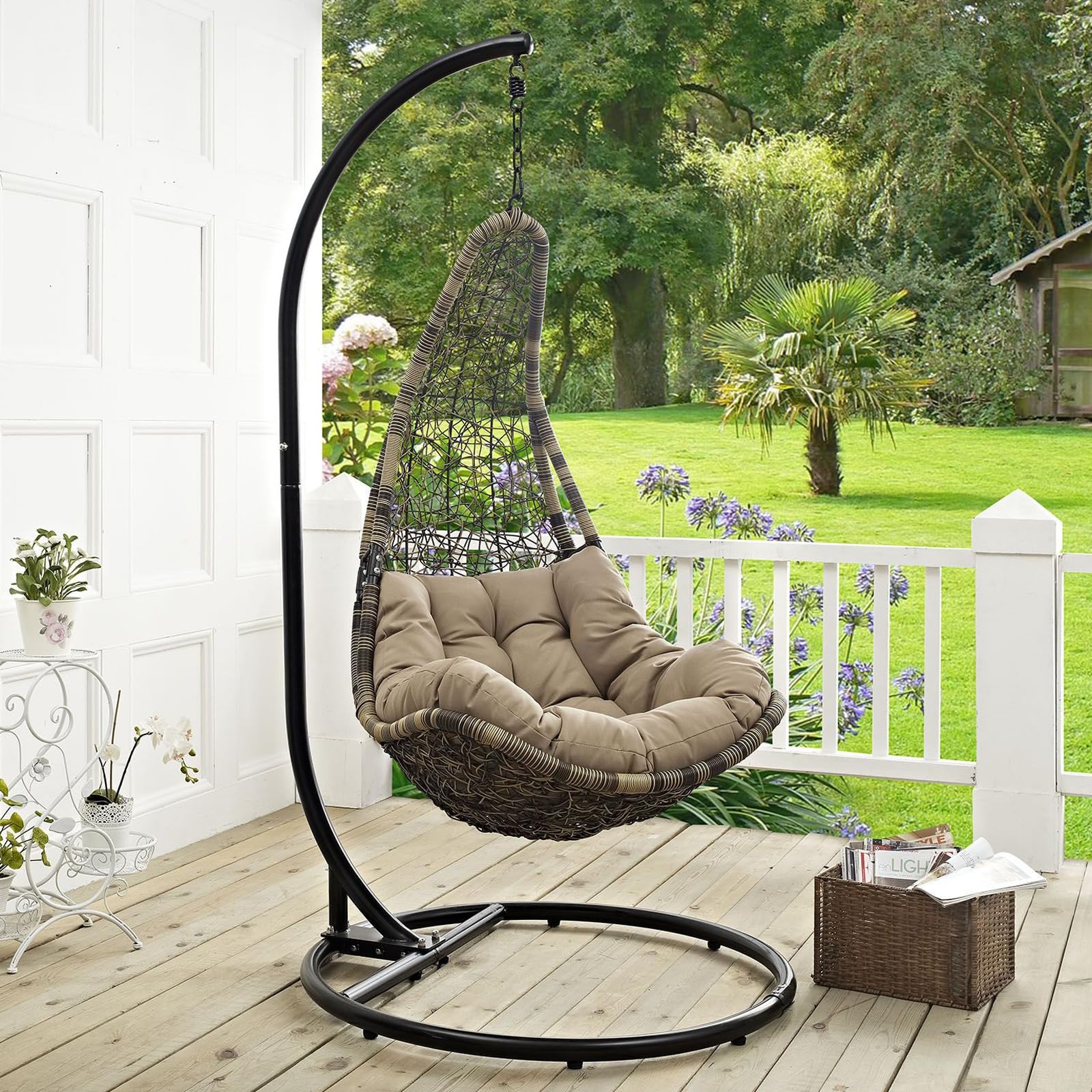 Chaîne en acier au carbone, 9 m, 4 mm d'épaisseur, noire, pour chaîne de chien, de lampe et de barrière