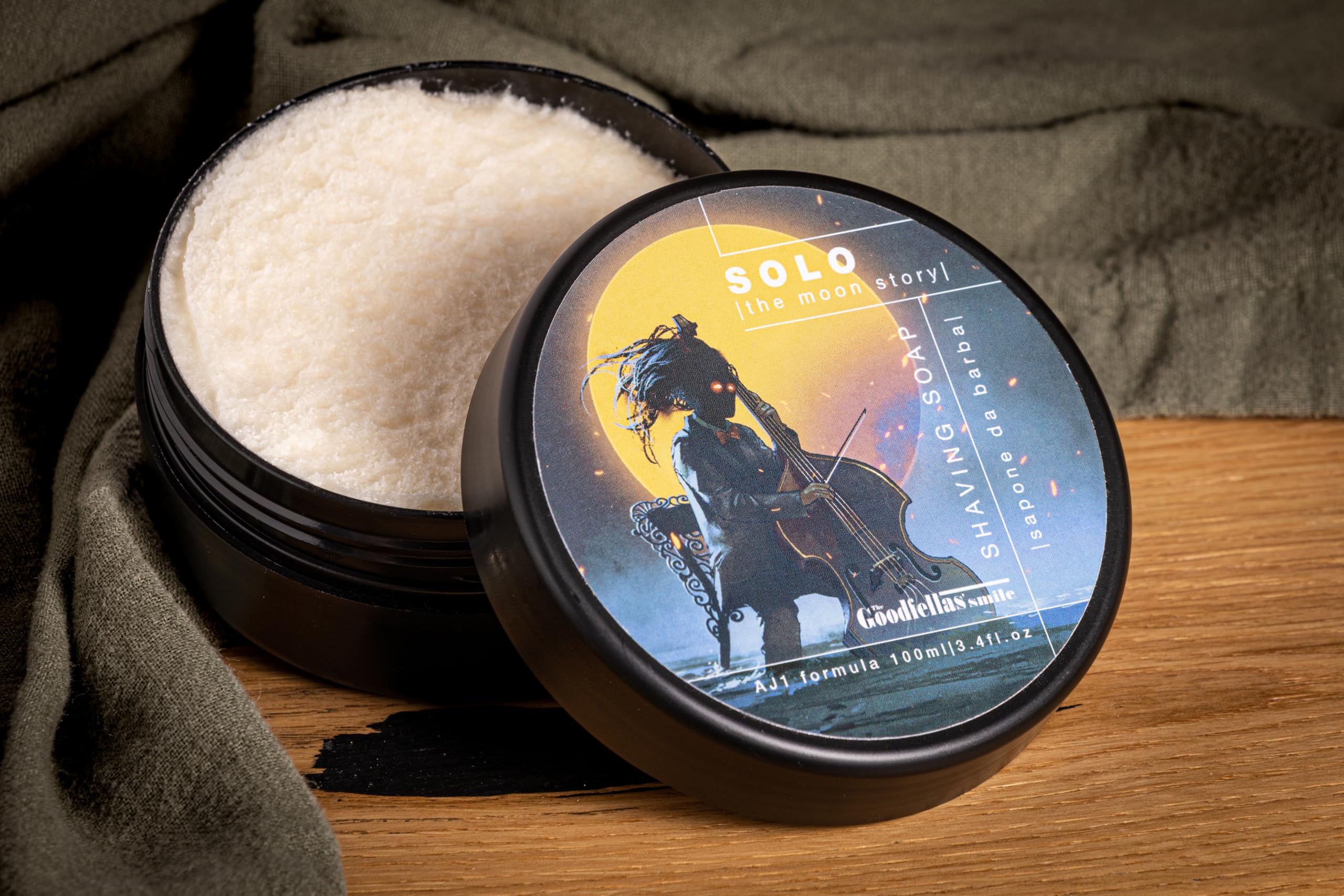 The Goodfellas' Smile Solo Kit da Barba da Uomo, Include Sapone da Barba e Dopobarba da Uomo, Set Regalo 2 in 1 per Lui, Marito o Fidanzato - 100% Made in Italy