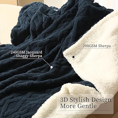 Miniatura 6 de CHIOKY Manta térmica tamaño individual extra gruesa y cálida manta eléctrica con apagado automático de 10 horas y 5 niveles de calefacción, diseño