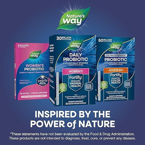 Miniatura 10 de Nature’s Way Fortify Women’s Probiotic, 30 Billion Live Cultures, 11 Strains, Prebiotic, 30 Capsules