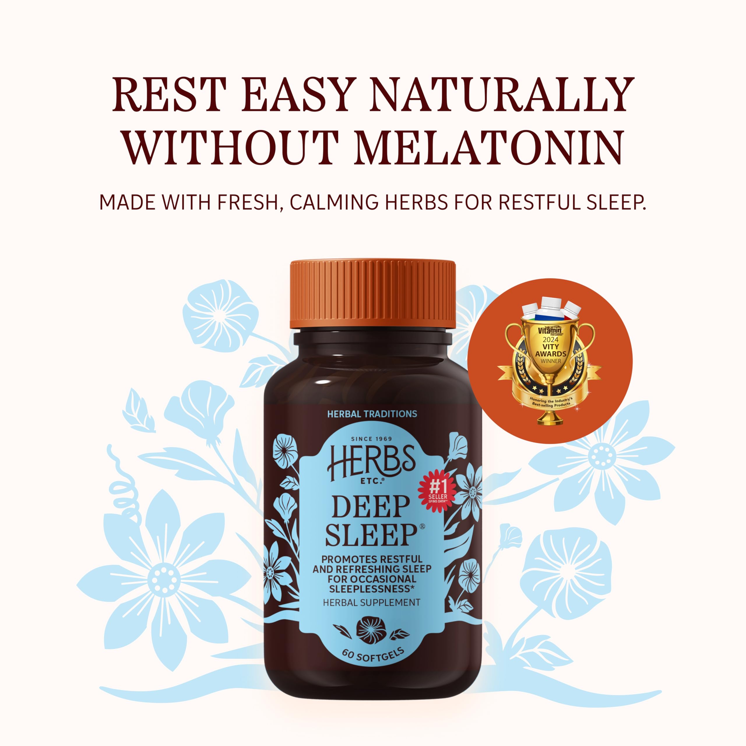 Amazon.com: Herbs Etc. Deep Sleep Softgels - Holistic Rest