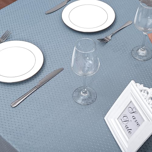 Miniatura 9 de JUCFHY - Mantel rectangular marroquí de tela jacquard a prueba de derrames y resistente al agua y al aceite mantel decorativo para uso exterior e