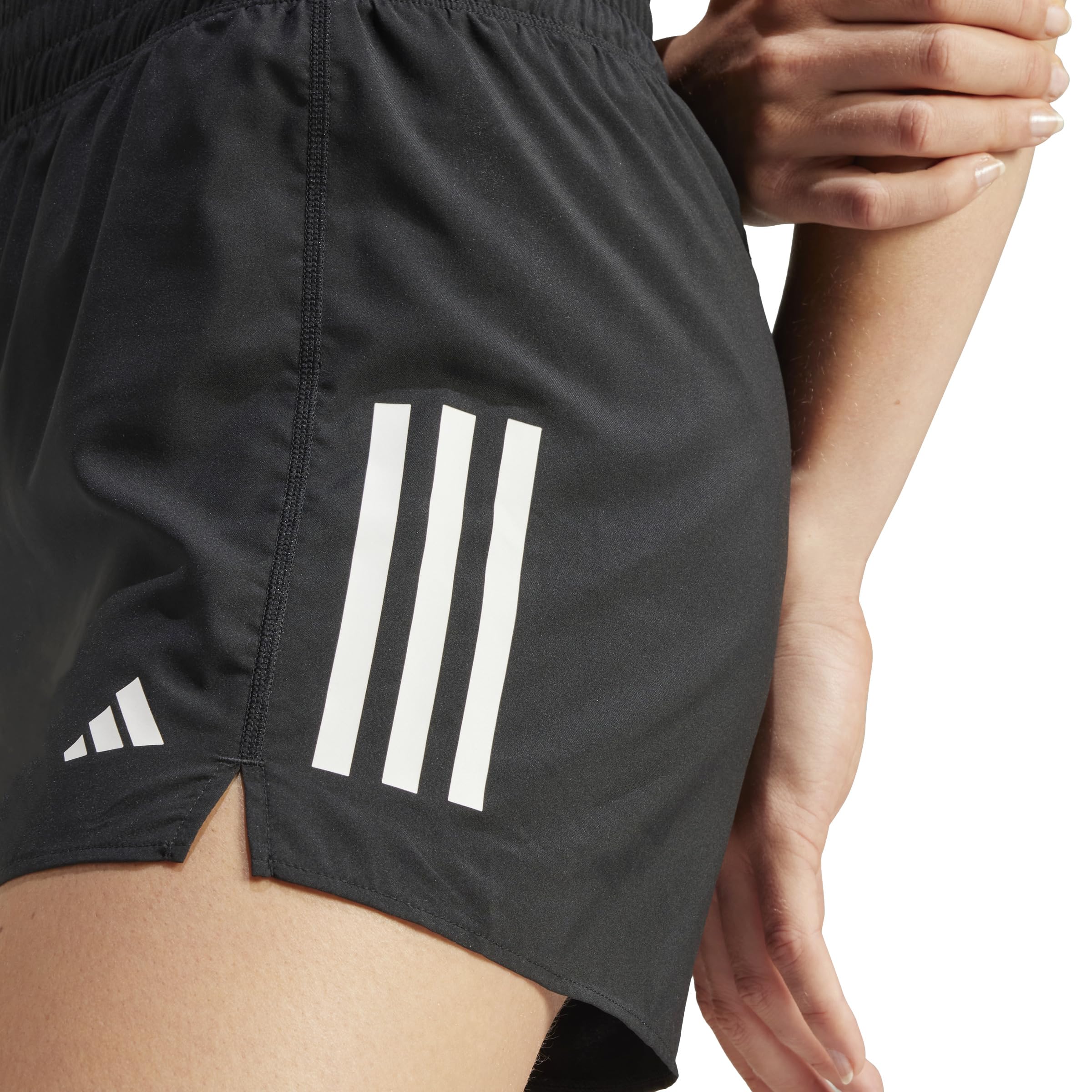 adidas Femme Own The Run Shorts, Black, M 4 inch