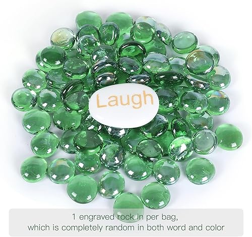 Miniatura 4 de Piedras preciosas de vidrio verde esmeralda de 10 libras, canicas de vidrio plano y vidrio esmerilado mezclado con verde, ideal para acuarios,