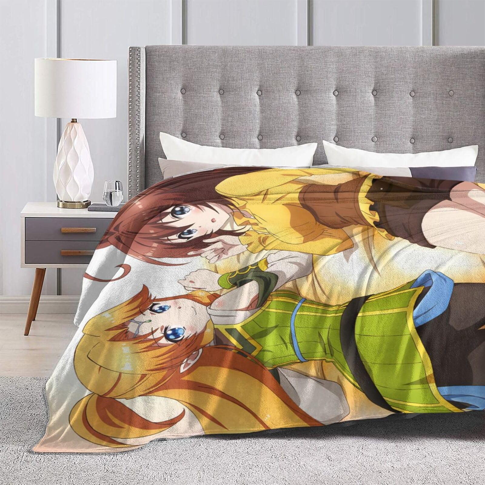 Amazon｜異世界チート魔術師1 毛布 シングル ブランケット毛布マイクロ