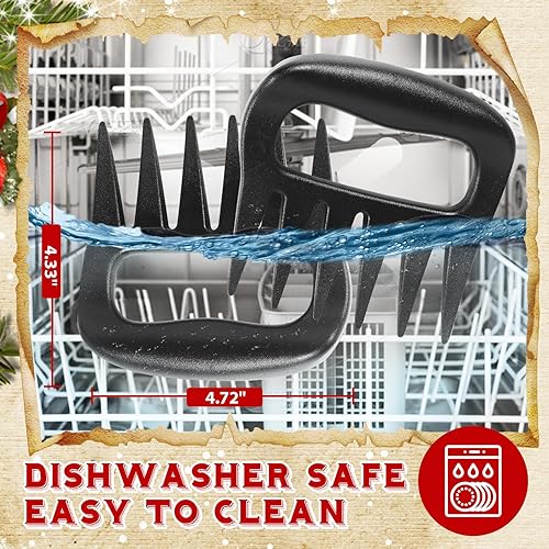 Miniatura 5 de SANTAPICK Garra de carne, rellenos de calcetines para hombres, regalos de Navidad para él, papá, hermano, hijo, abuelo, garras de carne para