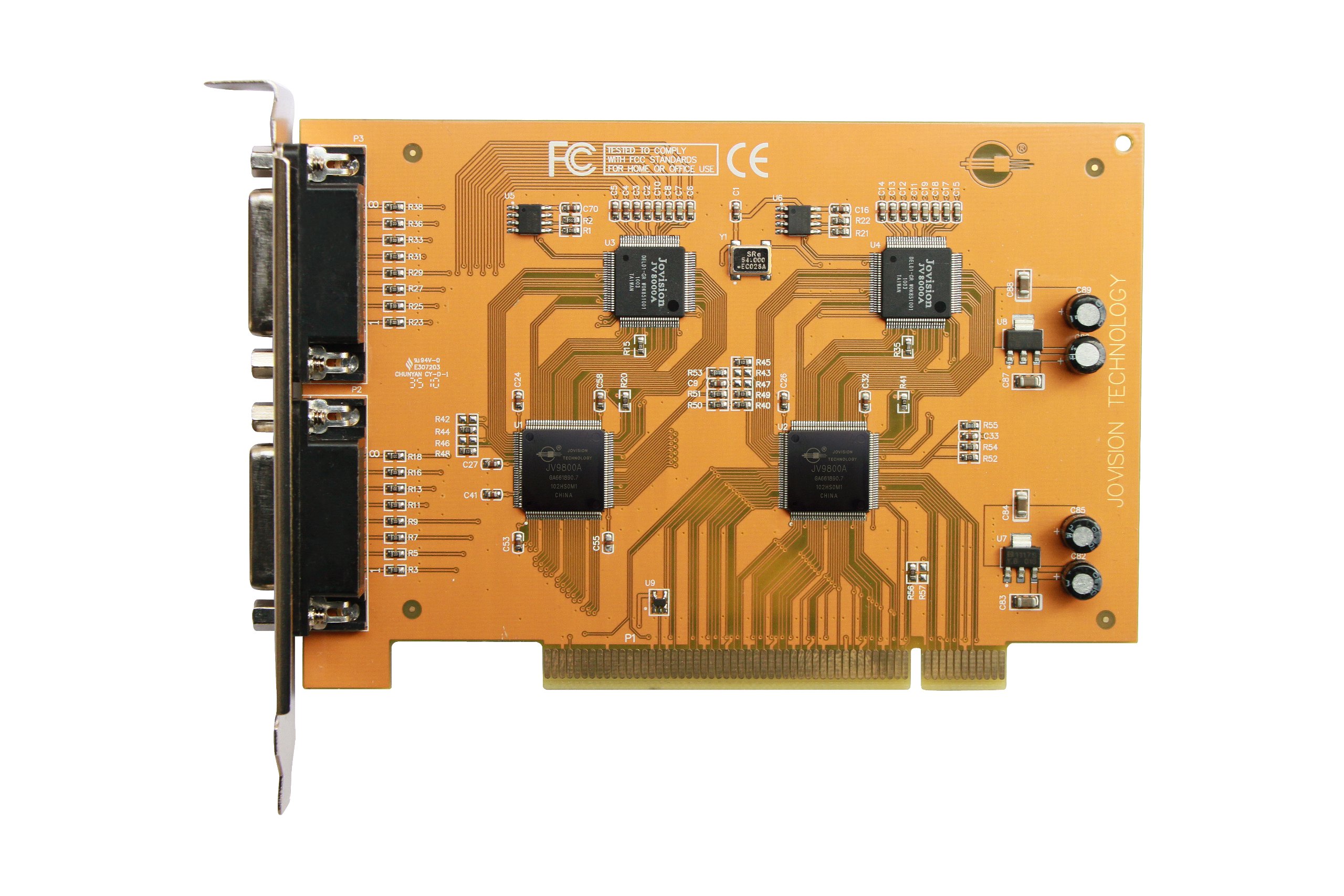 Jovision 890E 8 Ch CloudSEE CCTV Surveillance 8Ch DVR Camera Video Capture Card (CloudSee - No Network Setup Required for Internet View) Supports iPhone Android