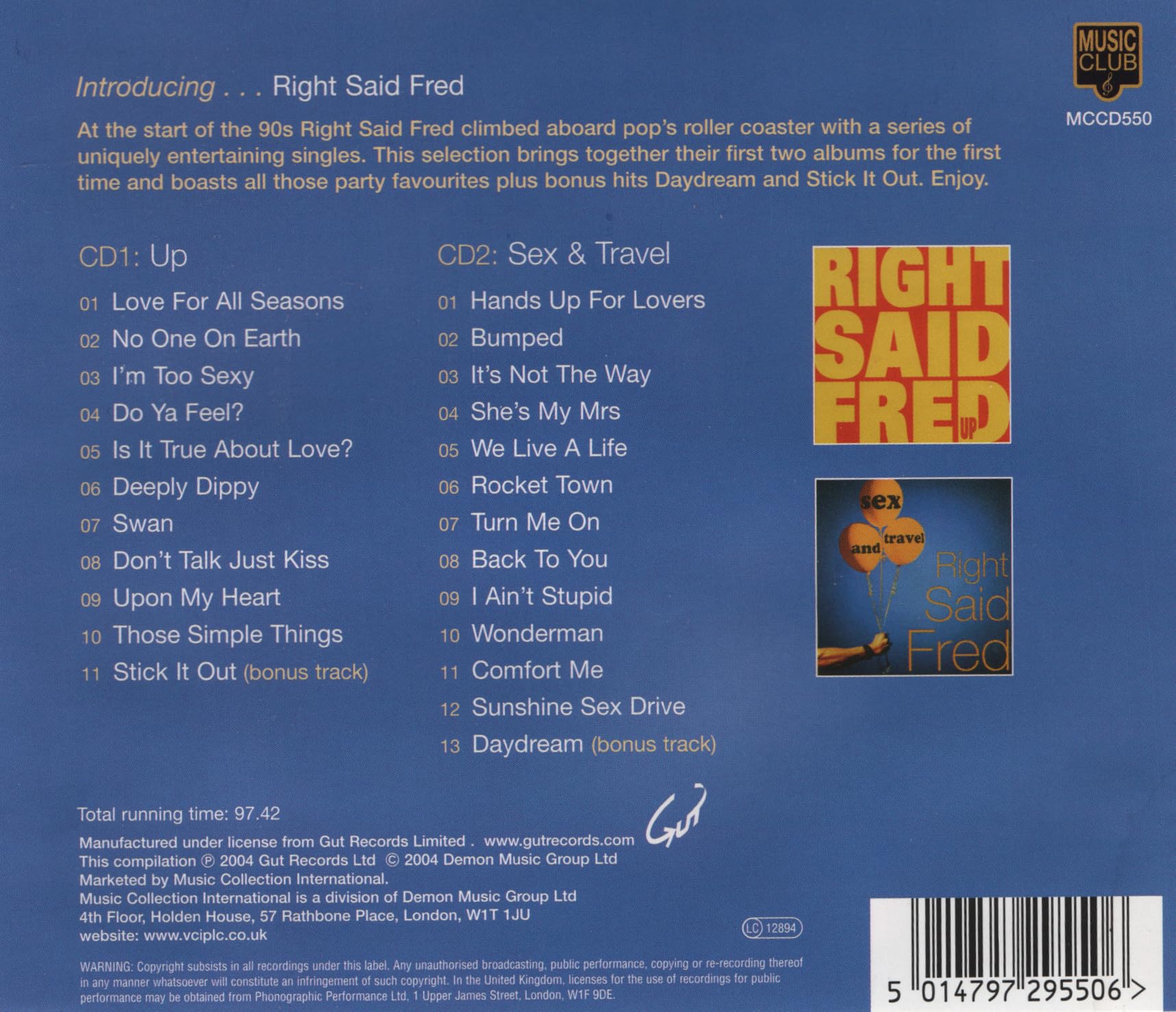 Amazon.com: Introducing : Right Said Fred: CDs & Vinyl
