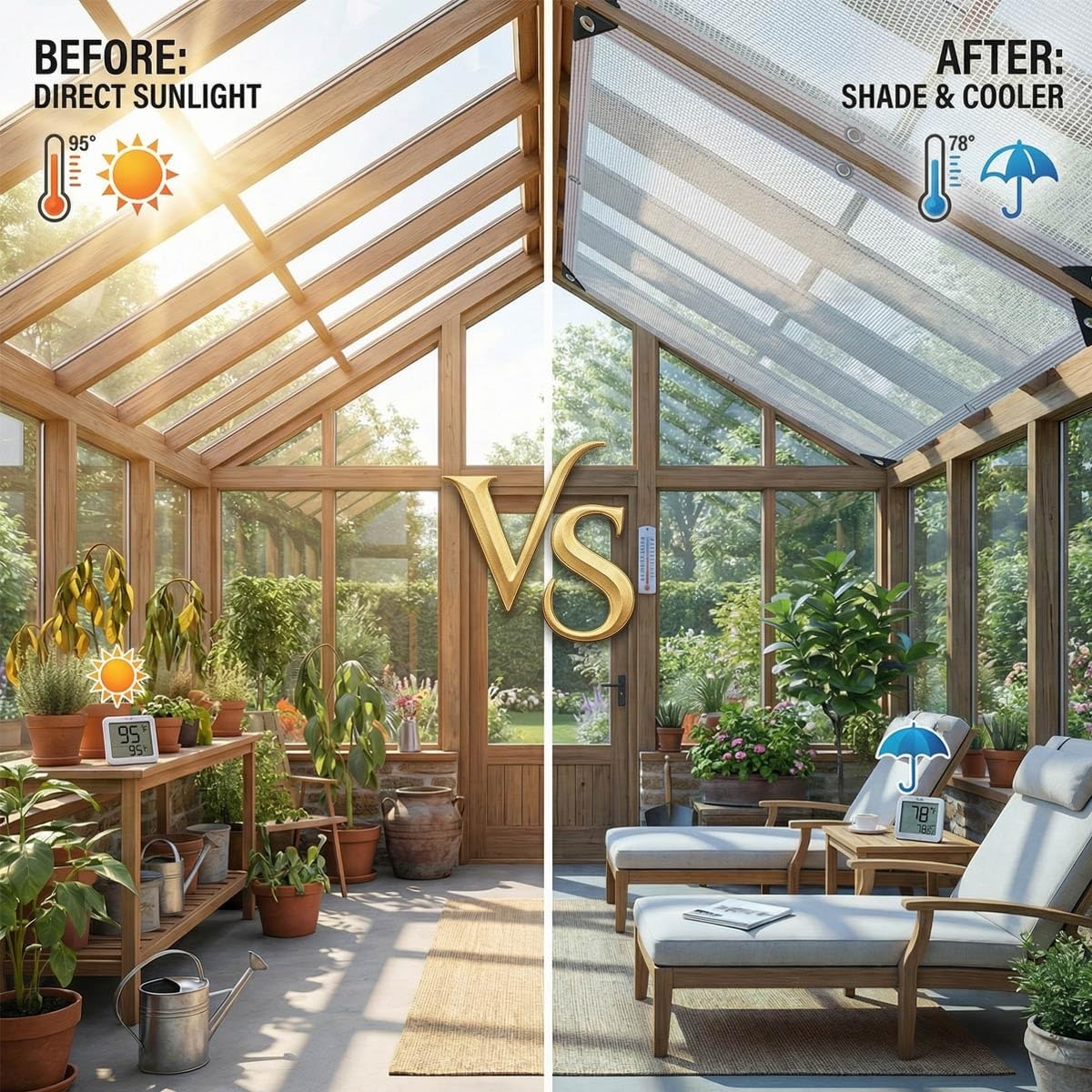 Sonnensegel für draußen Weiß, wasserfest, UV 50% Schutz, verschiedene Größen 2x3m, 3x4m, 3x5m, 2x4m perfekt für Garten Balkon Terrasse (3x3m)
