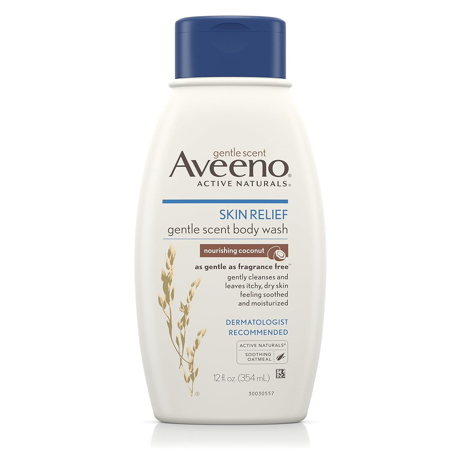 Aveeno Body Wash Skin Relief Nourishing Coconut 12 Ounce (354ml) (2 Pack) Beauty