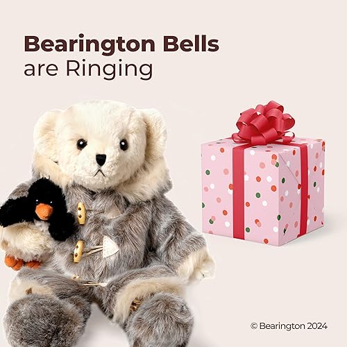 Miniatura 5 de Bearington Iggy and Lou - Oso polar y pingüino de peluche, decoraciones navideñas de 14 pulgadas