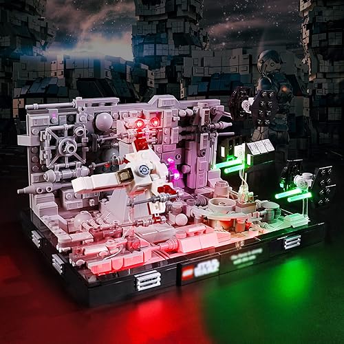 Miniatura 7 de Vaodest Luz LED para Lego R2-D2 75308 modelo, diseño y configuración compatible con el modelo 75308 (solo luz LED, no kit de bloques de construcción)