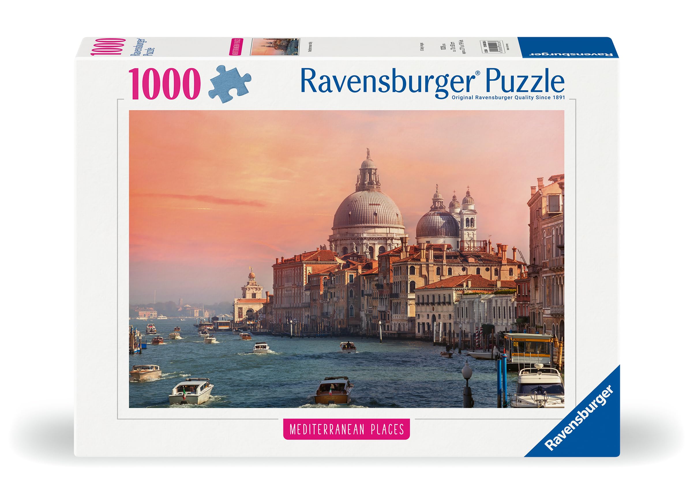 Ravensburger 12000026 - Italia mediterranea - puzzle 1000 pezzi – puzzle adulti e ragazzi da 14 anni, puzzle Italia