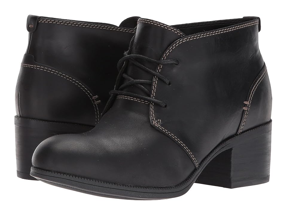

Clarks Maypearl Flora (Black Leather) Women's Boots
