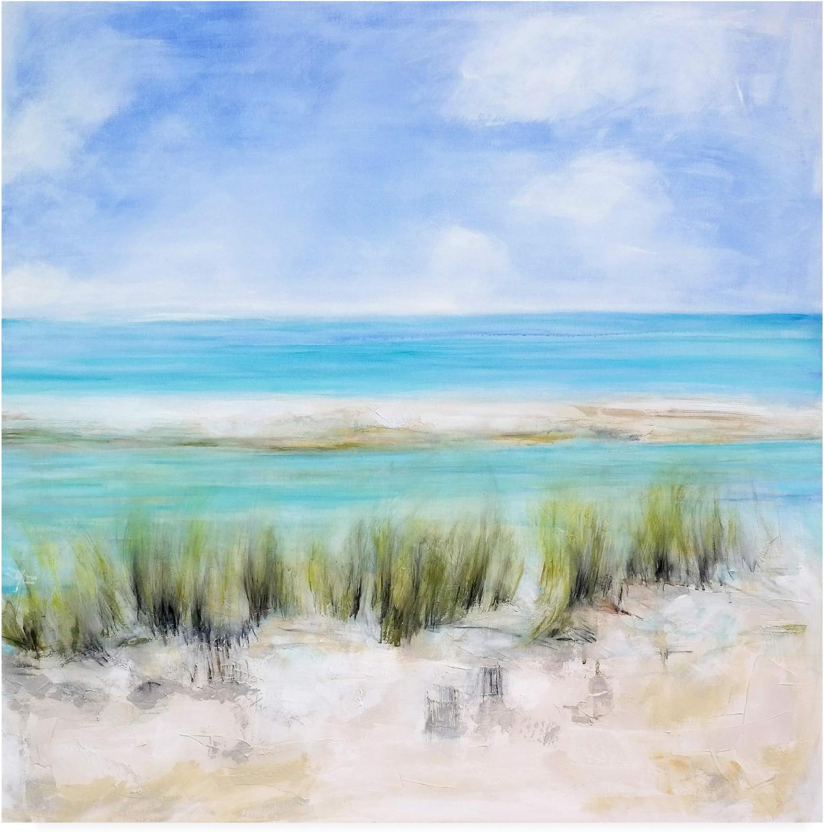 Trademark Fine Art IC00055-C1818GG Captiva Island by Mila Apperl, 18x18 Multiple
