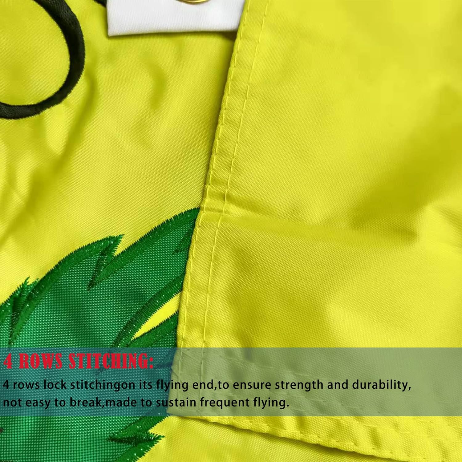 Dont Tread On Me Flag 3x5 Outdoor Double Sided Embroidery - Heavy Duty Gadsden Flag Super Durable Polyester 4 Row Stitched Edge Canvas Head with 2 Brass Grommets