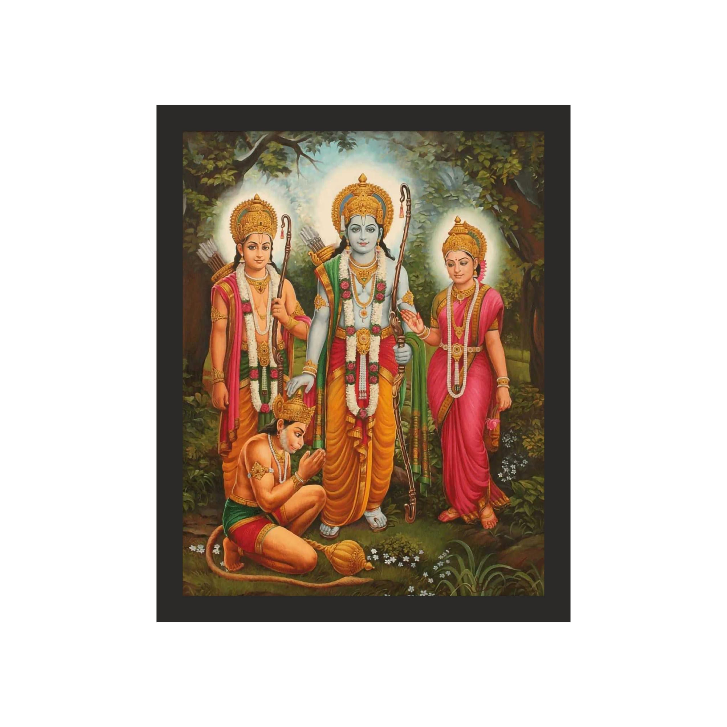 The Divine Ram Darbar, 16x20 Inches