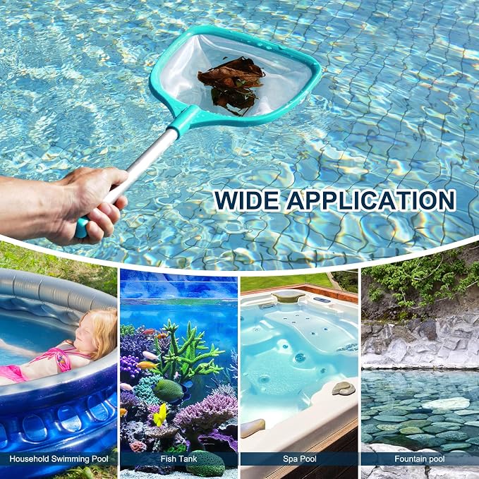Red para piscina con marco reforzado y malla fina miniatura 7