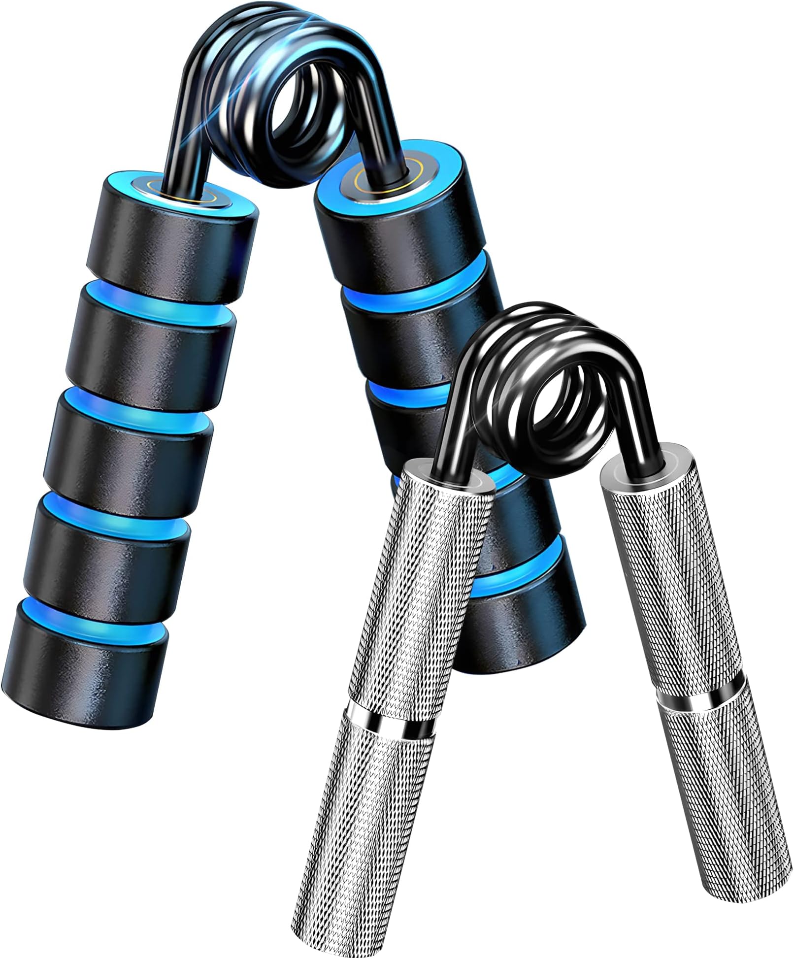 Metal Hand Grip Strengthener 50LB-350LB No Slip Heavy-Duty Grip Strengthener with Gift Box, Great Wrist & Forearm Hand Exerciser, Home Gym, Hand Gripper Grip Strength Trainer,200LB