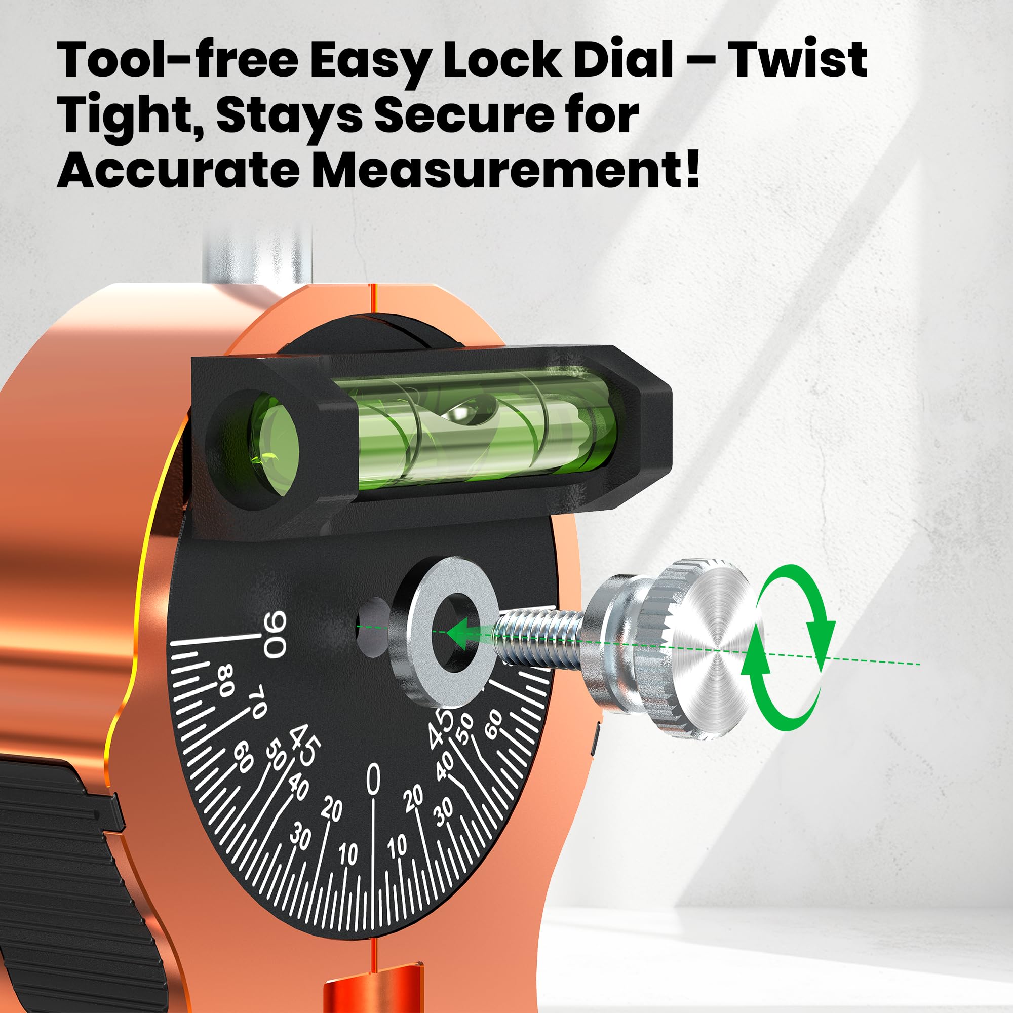 Magnetic Pipe Center Finder Punch with Dial Bubble Protractor — Amazon image 3