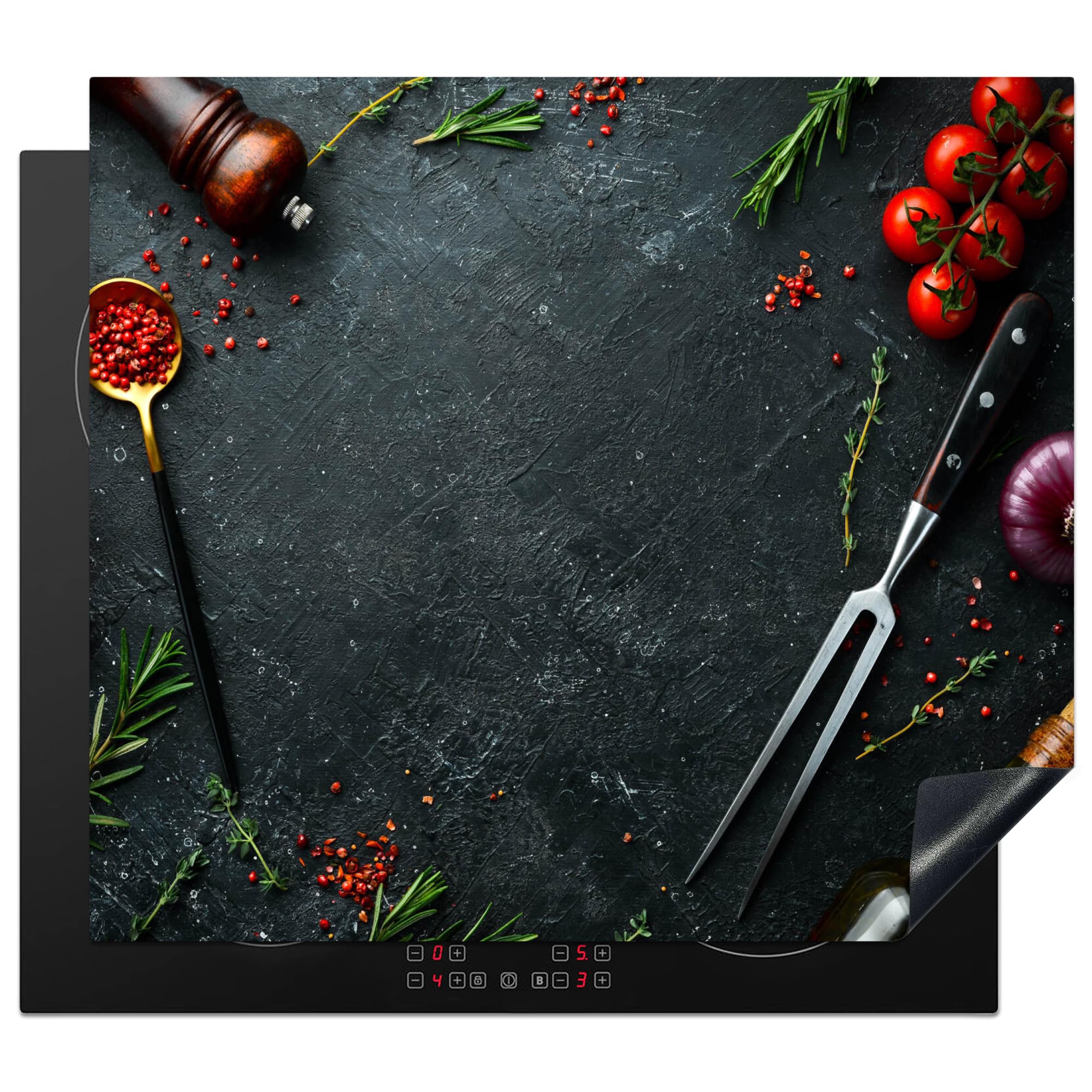 KitchenYeah© Herdabdeckplatte Einteilig Herdabdeckung Abdeckplatte für