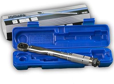JOMAFA - LLAVE DINAMOMETRICA 1/4" TORQUE: 2-24 Nm CON CERTIFICADO DE CALIBRACION, acero cromo-vanadio