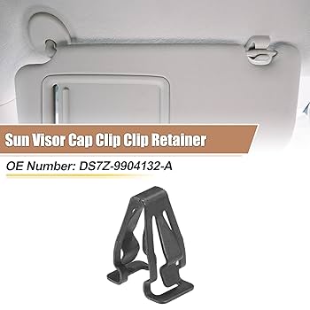 Amazon.com: X AUTOHAUX Black Iron Sun Visor Cap Clip