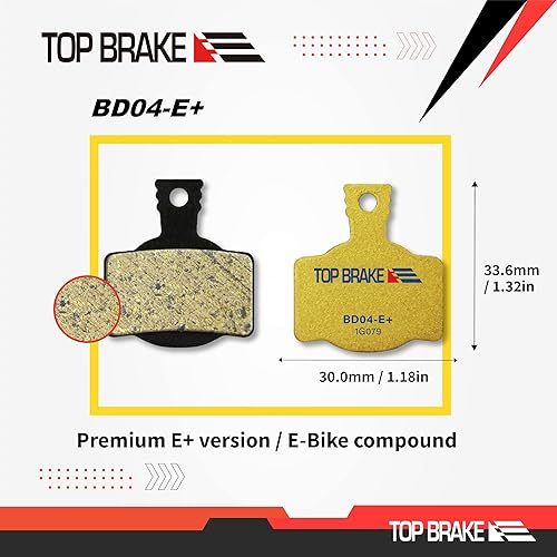 Vista 17 de TOP BRAKE Disc Bike Brake Pads for MAGURA MT2/MT4/MT6/MT8/MT4E/MT Trail Rear/MT8 Pro/MT8 SL/MT Sport, Campagnolo H11 MTB/eMTB/Gravel/Cross
