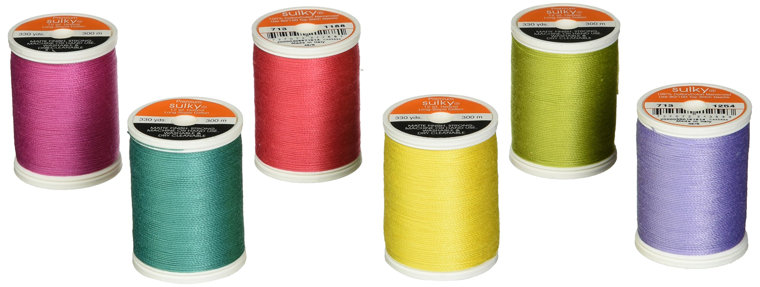 Fil acrylique multicolore Sulky Crossroads Blendables 12 Poids contre les casses