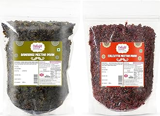 Delight Foods Calcutta Meetha Paan and Banarasi Meetha Paan 1.6 Kg (800g x 2)| Without supari | Sweet Hygienically Packed Traditional Mukhwas | Premium Mouth Freshener