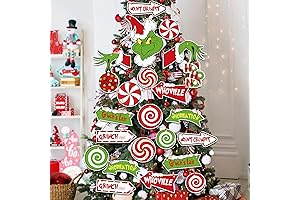 Grinchmas Hanging Ornaments Adorn Your Christmas Tree with Mischievous Merriment