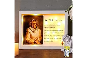Memory Frames for Pictures of Deceased Loved Ones - Remembrance Photo Frame with Touching Verse