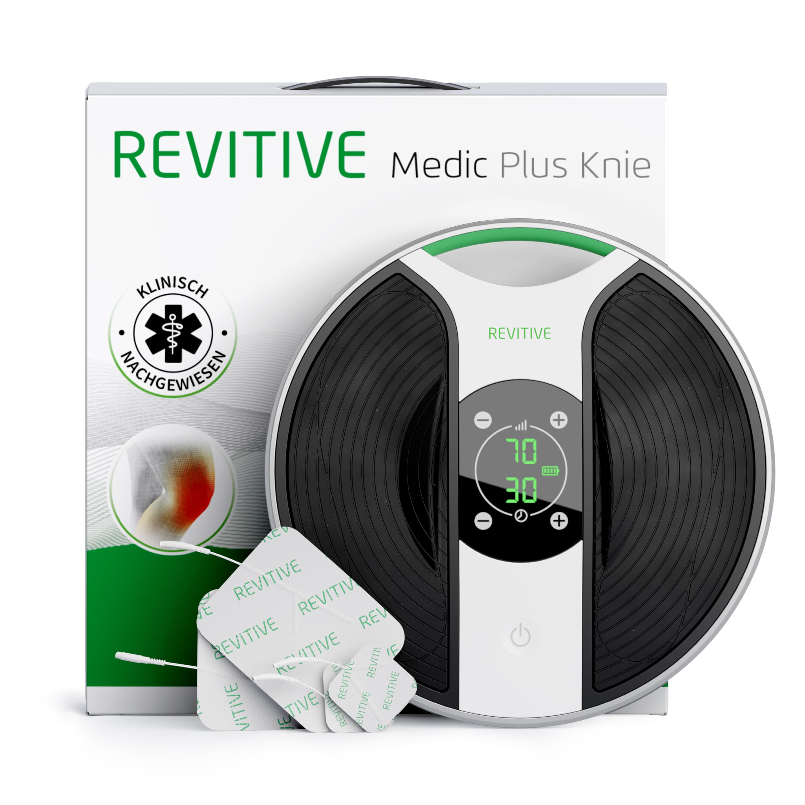 Revitive Medic Plus Knie – Medikamentenfreie Linderung von Knieschmerzen zur Förderung von Stabilität, Kraft und Beweglichkeit
