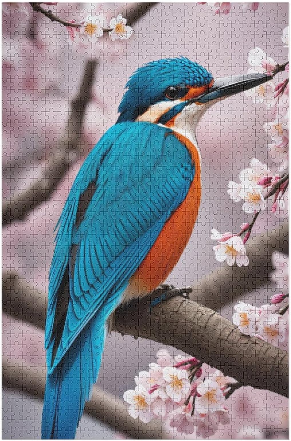 Birdie Jigsaw Puzzles for Kids 1000 Pieces 3d Birdie Wooden Puzzle Decompression Game for Adults Women Kids Girl Family Gathering Educational Game Toys （78×53cm）