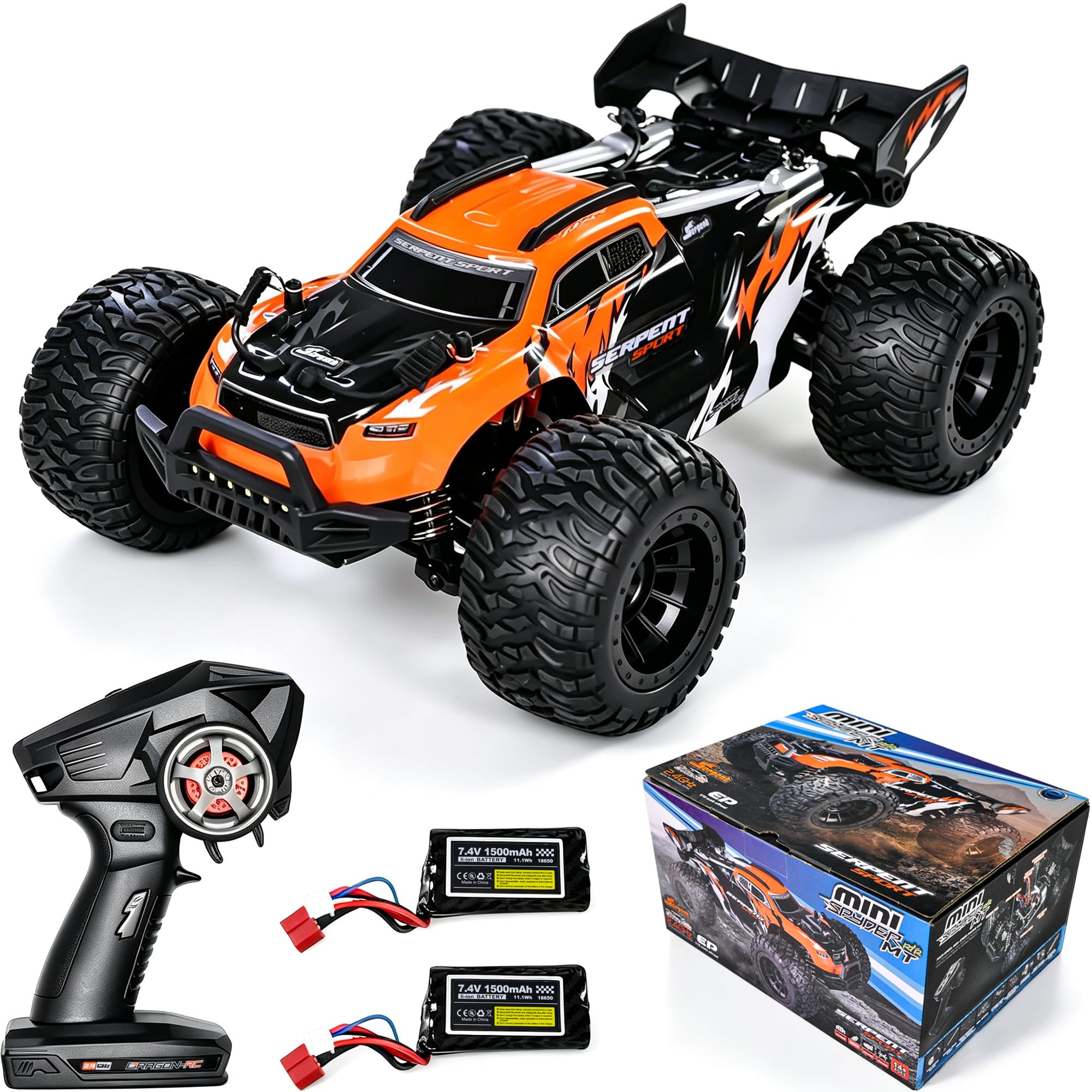 Serpent 4x4 Voiture TéLéCommandéE Adulte Tout Terrain, 1/18 Voiture Rc