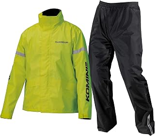 [KOMINE] バイク用 レインウエア STDレインウェア RK-543 896 雨具 カッパ 03-543 メンズ Neon XL