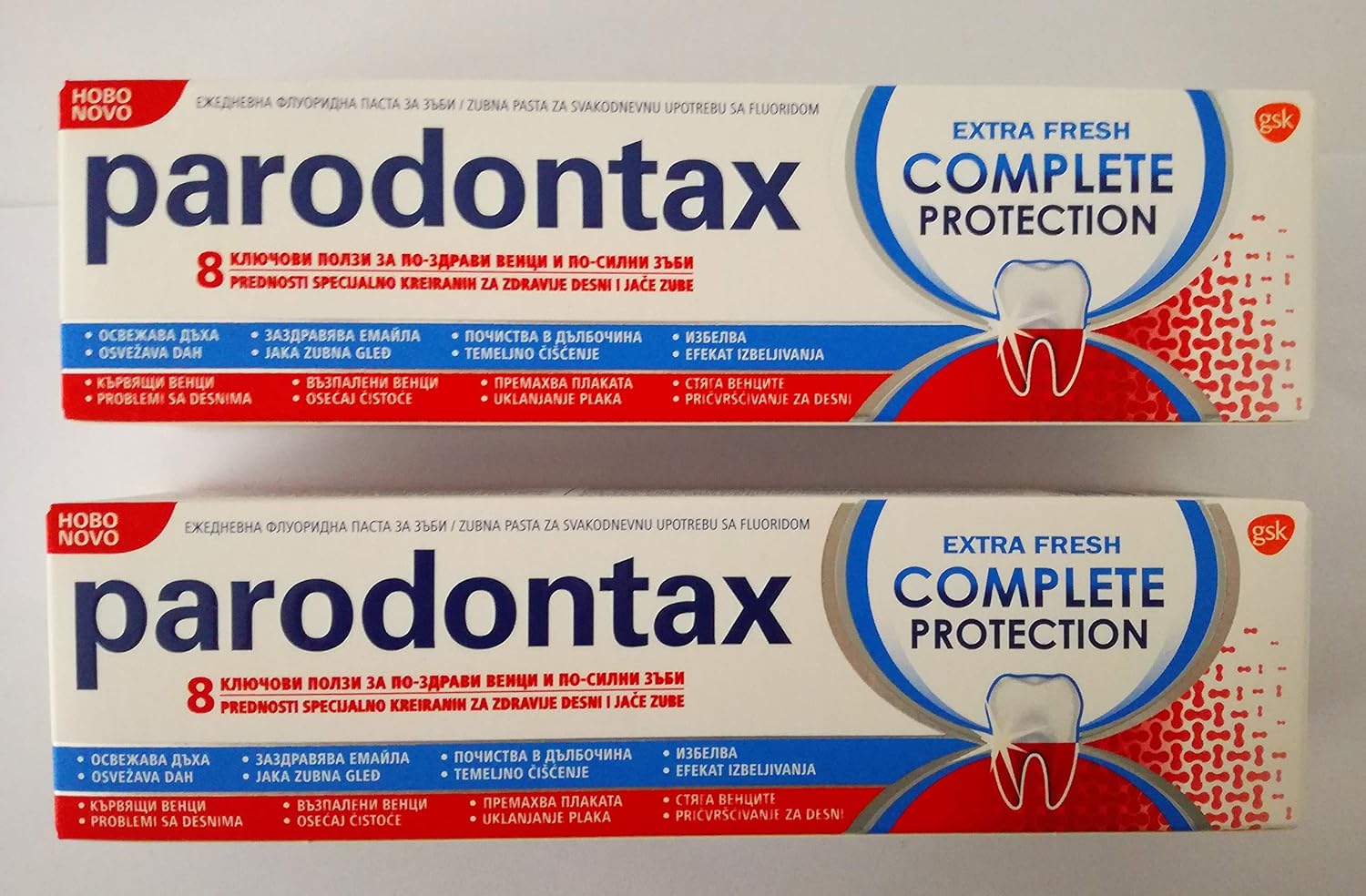 Pack of 2 Parodontax Complete Protection Extra Fresh 75 ml Daily