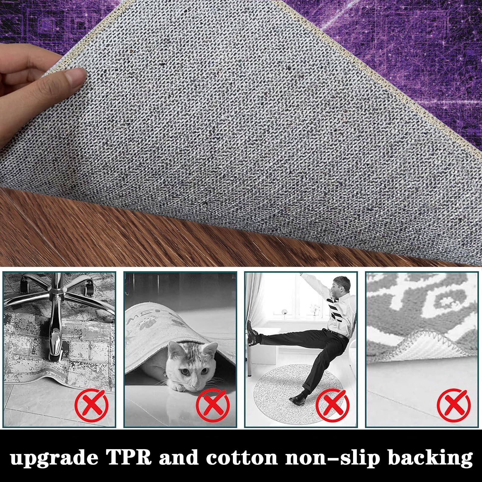 Alfombra Oficina para Silla con Ruedas 120 x 140 cm Alfombra Silla Gaming Protector Suelo Silla Ruedas Alfombra Silla Escritorio Antideslizante Alfombra Protectora Suelo Silla Alfombra Gamer