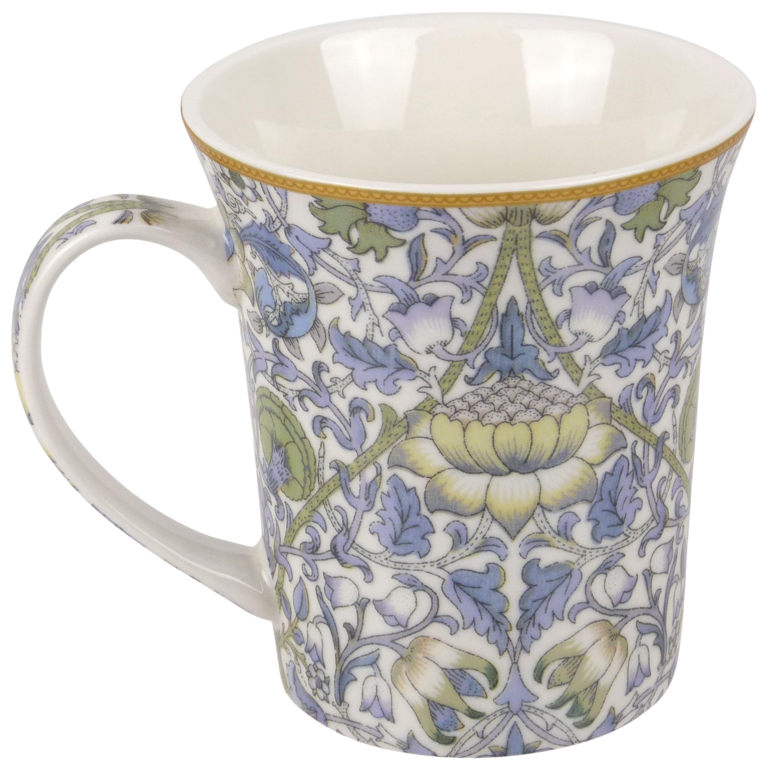 The Leonardo Collection Lodden Mugs Set of 2 William Morris, Tea and Coffee Mugs for Hot Drinks | Fine China Printed Mugs for Kitchen & Home | Reusable Ceramic Cups for Every Occasion - Image 3