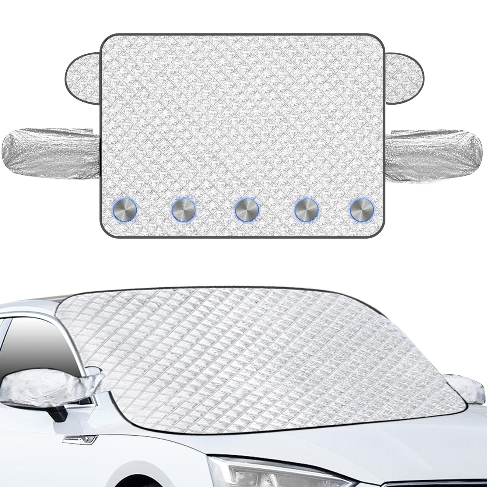 Copertura Parabrezza Auto, Protezione Parabrezza Antighiaccio Invernale Telo Auto Antigelo, Parasole Auto Parabrezza Anteriore | Leroy Merlin