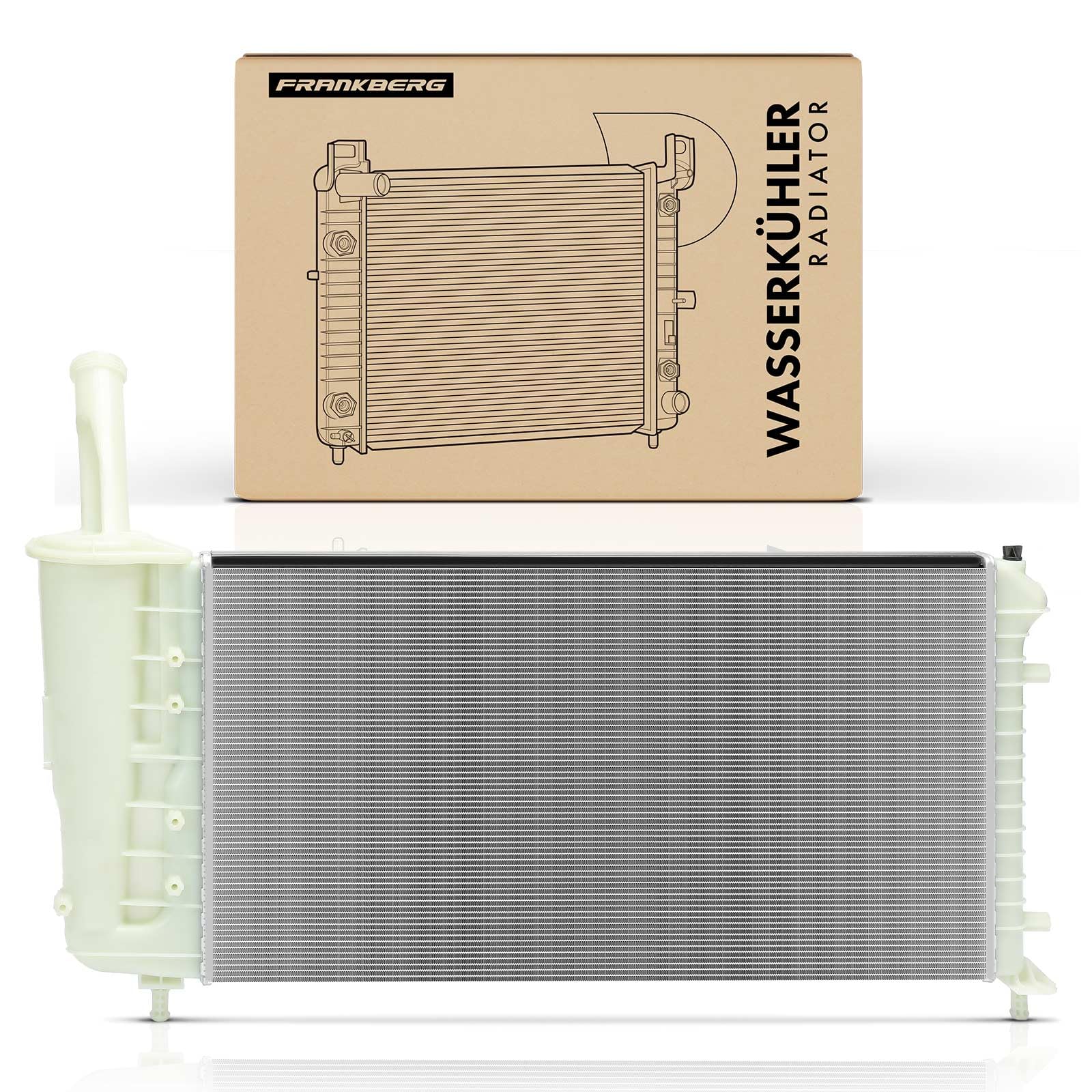 Frankberg Radiatore scambiatore di calore dell'acqua scambiatore di | Compatibile con: Punto Box/Hatchback 188, Punto 188