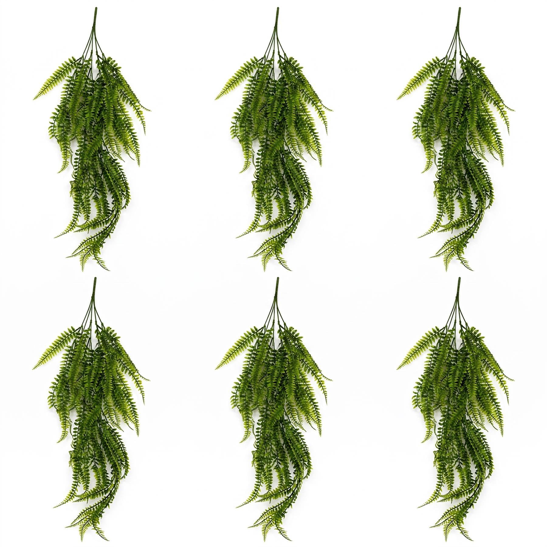 Multipack Leaf Design Artificial Hanging Plants
