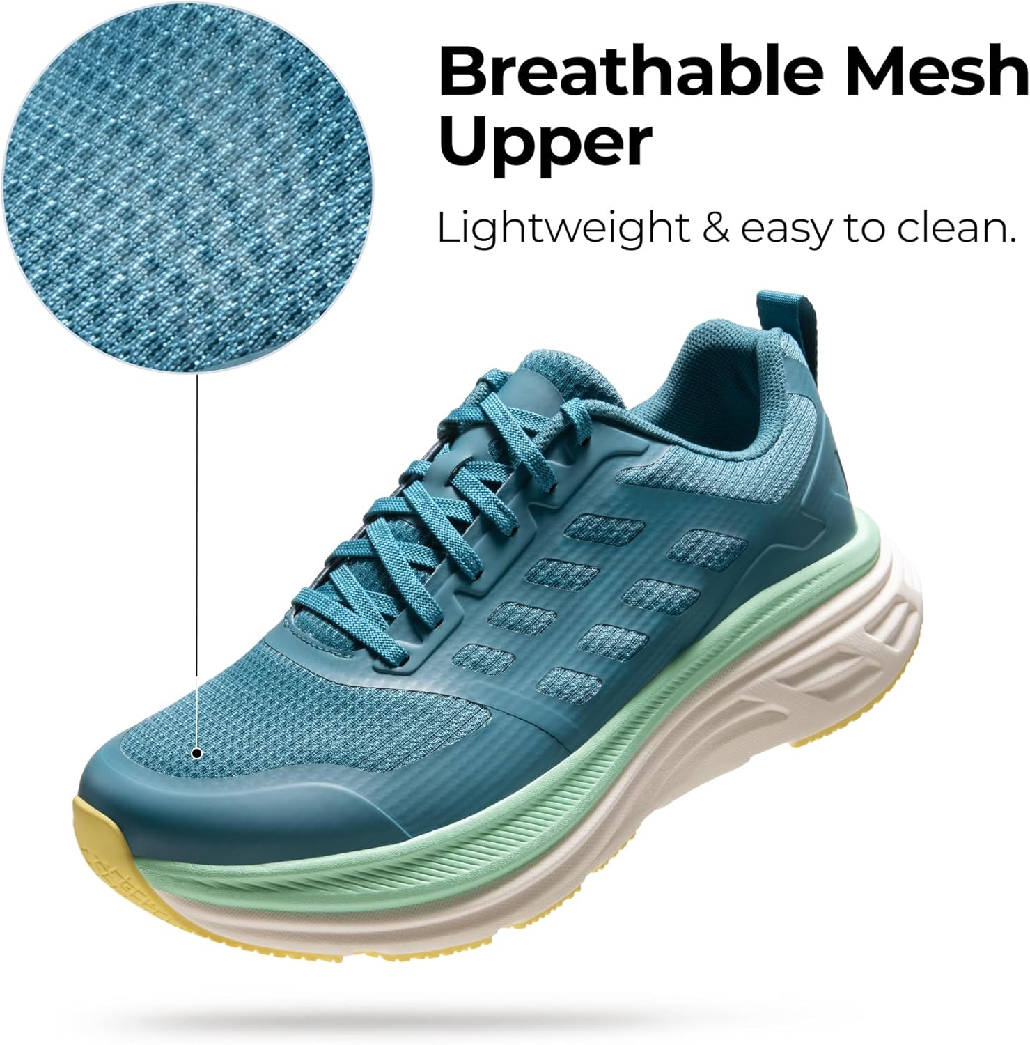 NORTIV 8 Men's Walking Running Tennis Cushioning Shoes ActiveFloat Non Slip Athletic Gym Workout Jogging Comfortable Sneakers - Image 6